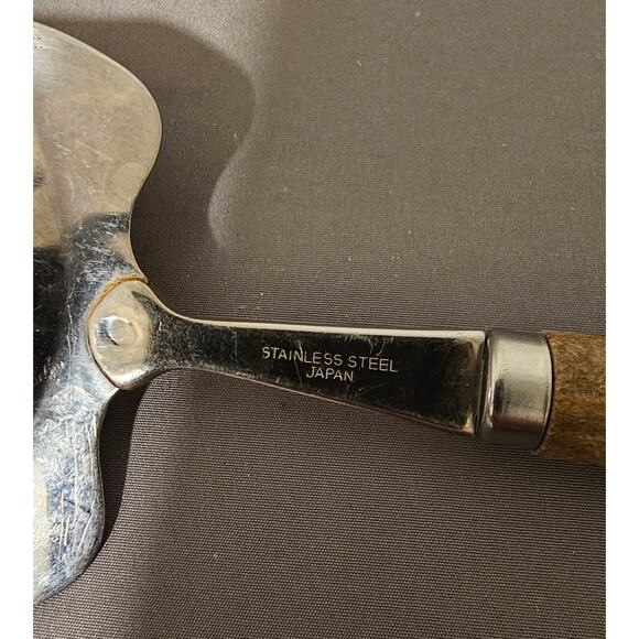 Vintage Stainless Steel Cheese Slicer/Server - Made in Japan - 9-1/2" (inches) - Picture 7 of 7
